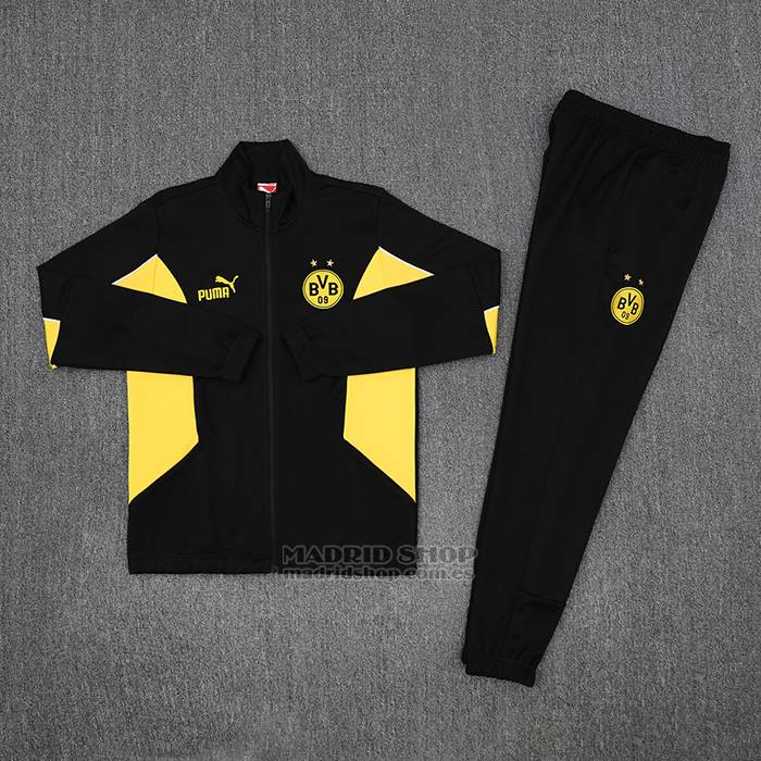 Chandal de Chaqueta del Borussia Dortmund Nino 2025-2026 Negro